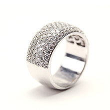 Load image into Gallery viewer, Diamond Pavé Set Chunky Ring