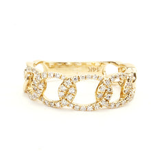 Load image into Gallery viewer, Diamond Links Ring