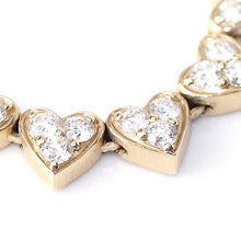 Load image into Gallery viewer, Diamond Hearts Necklace