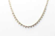 Load image into Gallery viewer, Diamond Hearts Tennis Necklace