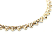 Load image into Gallery viewer, Diamond Hearts Tennis Necklace