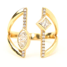 Load image into Gallery viewer, Diamond Marquise Princess Ring
