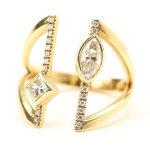 Load image into Gallery viewer, Diamond Marquise Princess Ring