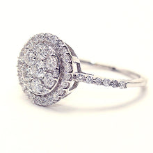 Load image into Gallery viewer, Diamond Round Cluster Ring