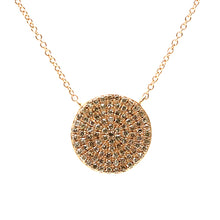 Load image into Gallery viewer, Diamond Star Disc Necklace