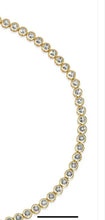Load image into Gallery viewer, Diamond bezel tennis necklace