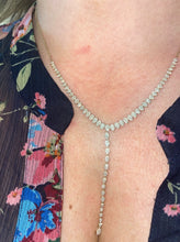 Load image into Gallery viewer, Diamond Lariat Necklace