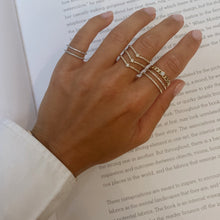 Load image into Gallery viewer, Double Row Diamond  Ring