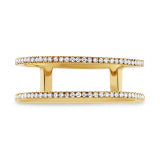 Load image into Gallery viewer, Double Row Diamond  Ring