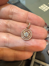 Load image into Gallery viewer, Diamond Saturn Necklace
