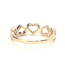 Load image into Gallery viewer, Diamond Hearts Ring
