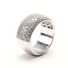 Load image into Gallery viewer, Diamond Pavé Set Chunky Ring

