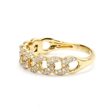 Load image into Gallery viewer, Diamond Cuban Link Ring
