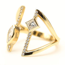 Load image into Gallery viewer, Diamond Marquise Princess Ring

