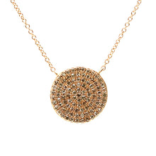 Load image into Gallery viewer, Diamond Star Disc Necklace
