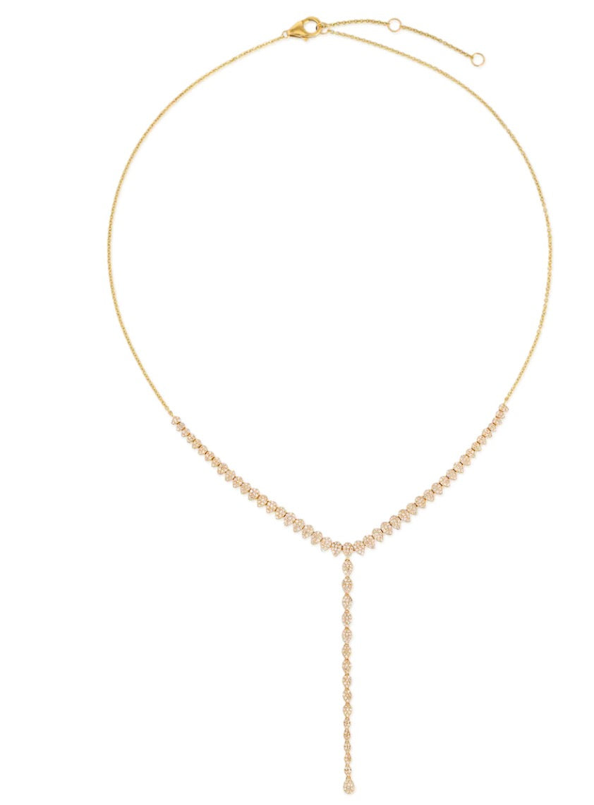 Diamond Lariat Necklace