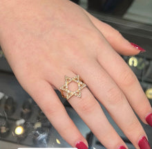 Load image into Gallery viewer, Star of David ring
