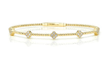 Load image into Gallery viewer, Mini clover flexi bangle
