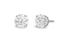 Load image into Gallery viewer, Lab diamond studs 2 carats total
