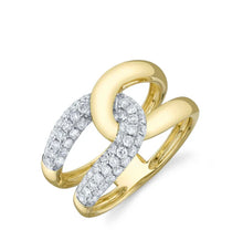 Load image into Gallery viewer, Diamond Curved Ring
