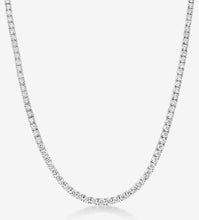 Load image into Gallery viewer, Classic 4 prong Tennis Necklace
