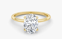 Load image into Gallery viewer, Hidden crown oval ring
