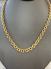 Load image into Gallery viewer, 14kt yellow gold rolo chain
