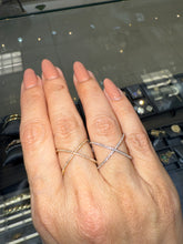 Load image into Gallery viewer, Diamond X Ring

