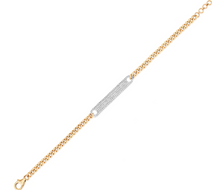 Load image into Gallery viewer, Diamond ID Cuban Link bracelet
