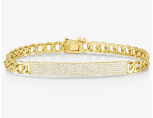 Load image into Gallery viewer, Diamond ID Bracelet
