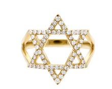 Load image into Gallery viewer, Star of David ring
