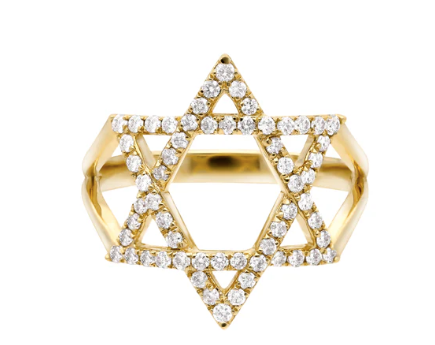 Magen Star of David ring