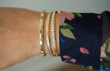 Load image into Gallery viewer, Diamond Baguette Row Bangle

