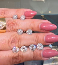 Load image into Gallery viewer, Lab diamond studs 3 carats total
