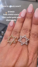 Load and play video in Gallery viewer, Magen Star of David ring
