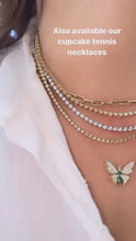 Load and play video in Gallery viewer, Diamond Cupcake tennis necklace
