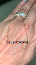 Load image into Gallery viewer, Rainbow Bar Necklace
