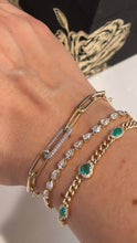 Load image into Gallery viewer, Diamond Pear Shape Bracelet
