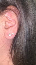 Load image into Gallery viewer, Trio Diamond Stud Earrings
