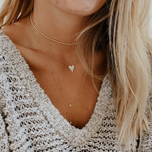 Load image into Gallery viewer, Medium Diamond Heart Necklace

