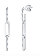 Load image into Gallery viewer, Diamond Link Earrings
