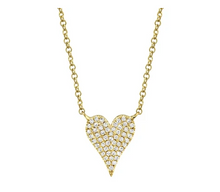 Load image into Gallery viewer, Small Heart Diamond Necklace
