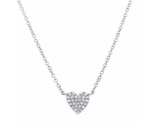 Mini Heart Diamond Necklace