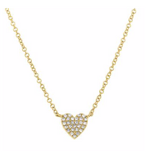 Load image into Gallery viewer, Mini Heart Diamond Necklace
