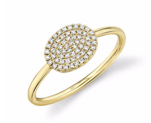 Load image into Gallery viewer, Pave Disc Ring
