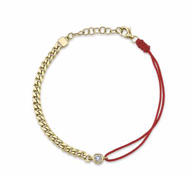 Red String Cuban Bracelet
