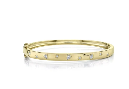 Pear Diamond Bangle