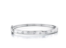 Load image into Gallery viewer, Pear Diamond Bangle
