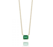 Load image into Gallery viewer, Stella Emerald Necklace
