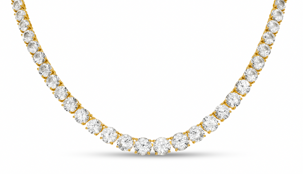 Diamond Graduated Tennis Necklace